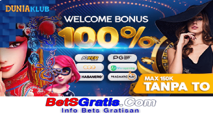 Duniaklub Freebet Gratis Rp 10.000 Tanpa Deposit