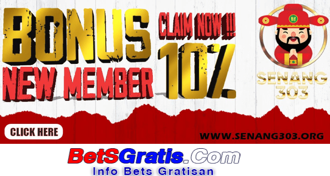 Senang303 Freebet Gratis Rp 10.000 Tanpa Deposit