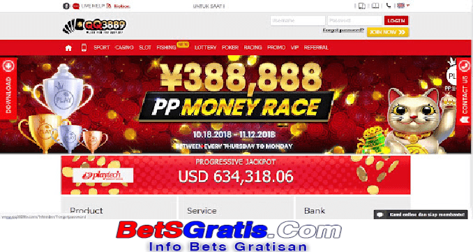 Qq3889 Freebet Gratis Rp 10.000 Tanpa Deposit