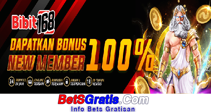 Bibit168 Freebet Gratis Rp 10.000 Tanpa Deposit