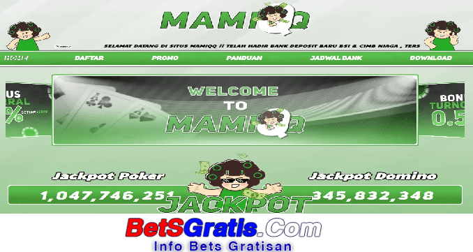 Mamiqq Freebet Gratis Rp 10.000 Tanpa Deposit