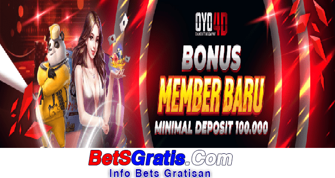 Oyo4d Freebet Gratis Rp 10.000 Tanpa Deposit