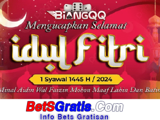 Biangqq Freebet Gratis Rp 10.000 Tanpa Deposit