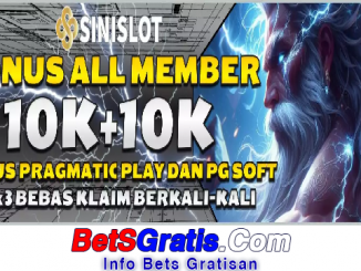 Sinislot Freebet Gratis Rp 10.000 Tanpa Deposit