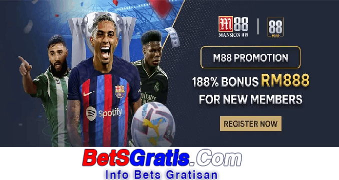 M88 Freebet Gratis Rp 15.000 Tanpa Deposit