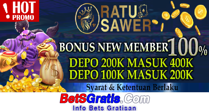 Ratusawer Freebet Gratis Rp 15.000 Tanpa Deposit