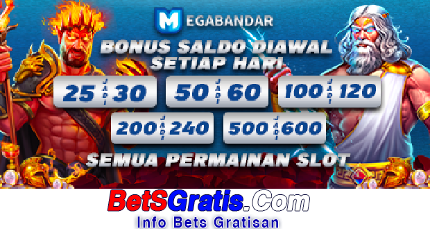 Megabandar Freebet Gratis Rp 15.000 Tanpa Deposit